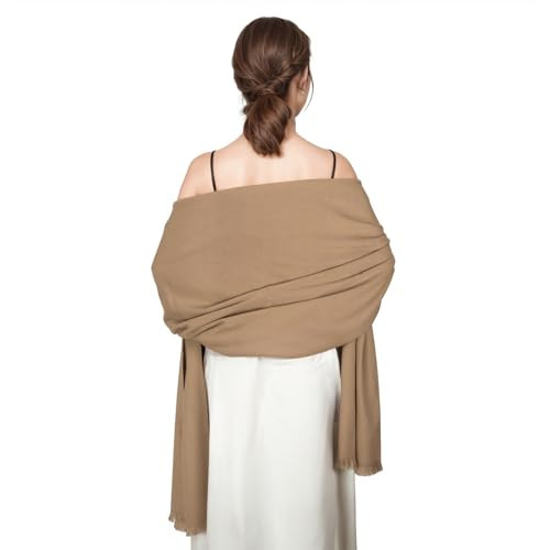 RUI VTRON Bronze Scarfs for Women Pashmina Shawls and Wraps for Evening Dresses Fall Winter Scarves | Amazon (US)