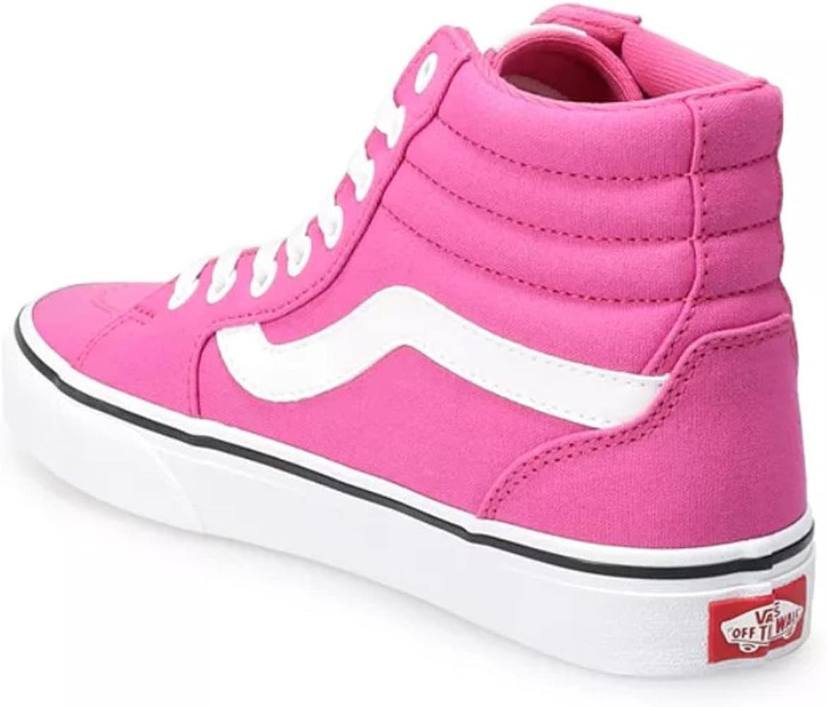 Vans Unisex Filmore Hi Canvas Lace up Style Fuchsia | Amazon (US)
