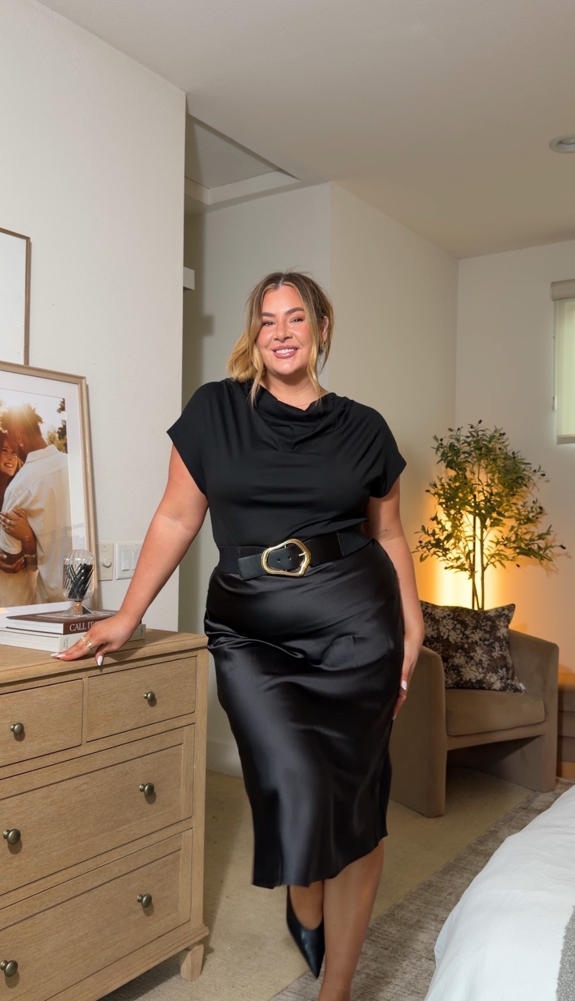 Chic workwear outfit inspo from amazon ✨ wearing an xl in this skirt and xxl in this top!

#LTKWorkwear #LTKMidsize