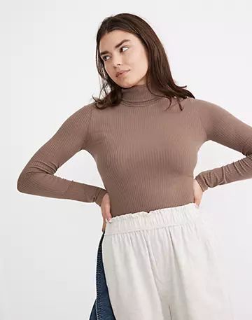 Ribbed Turtleneck Top | Madewell