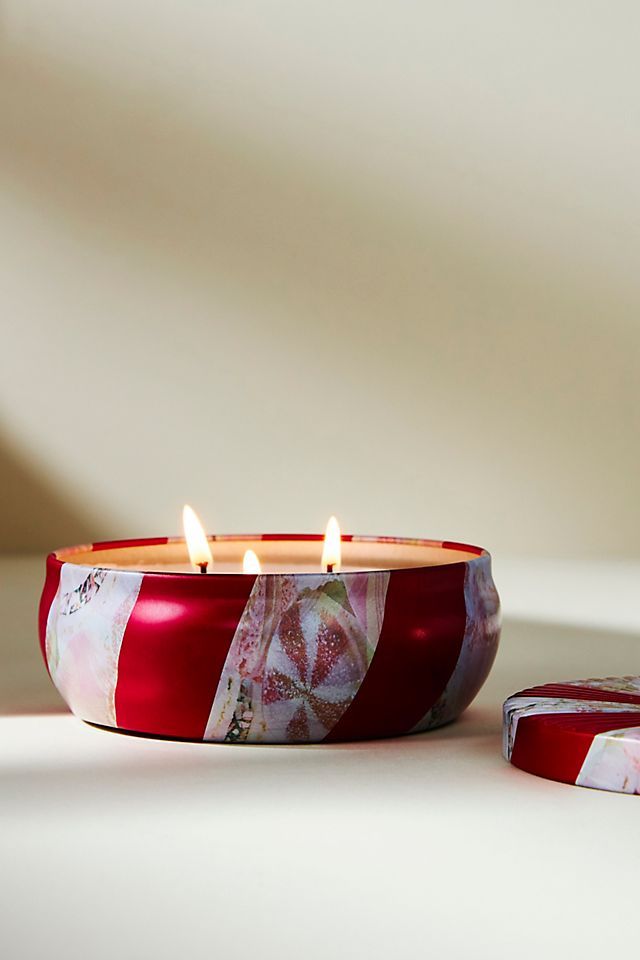 Voluspa Candy Cane Candle Tin | Anthropologie (US)