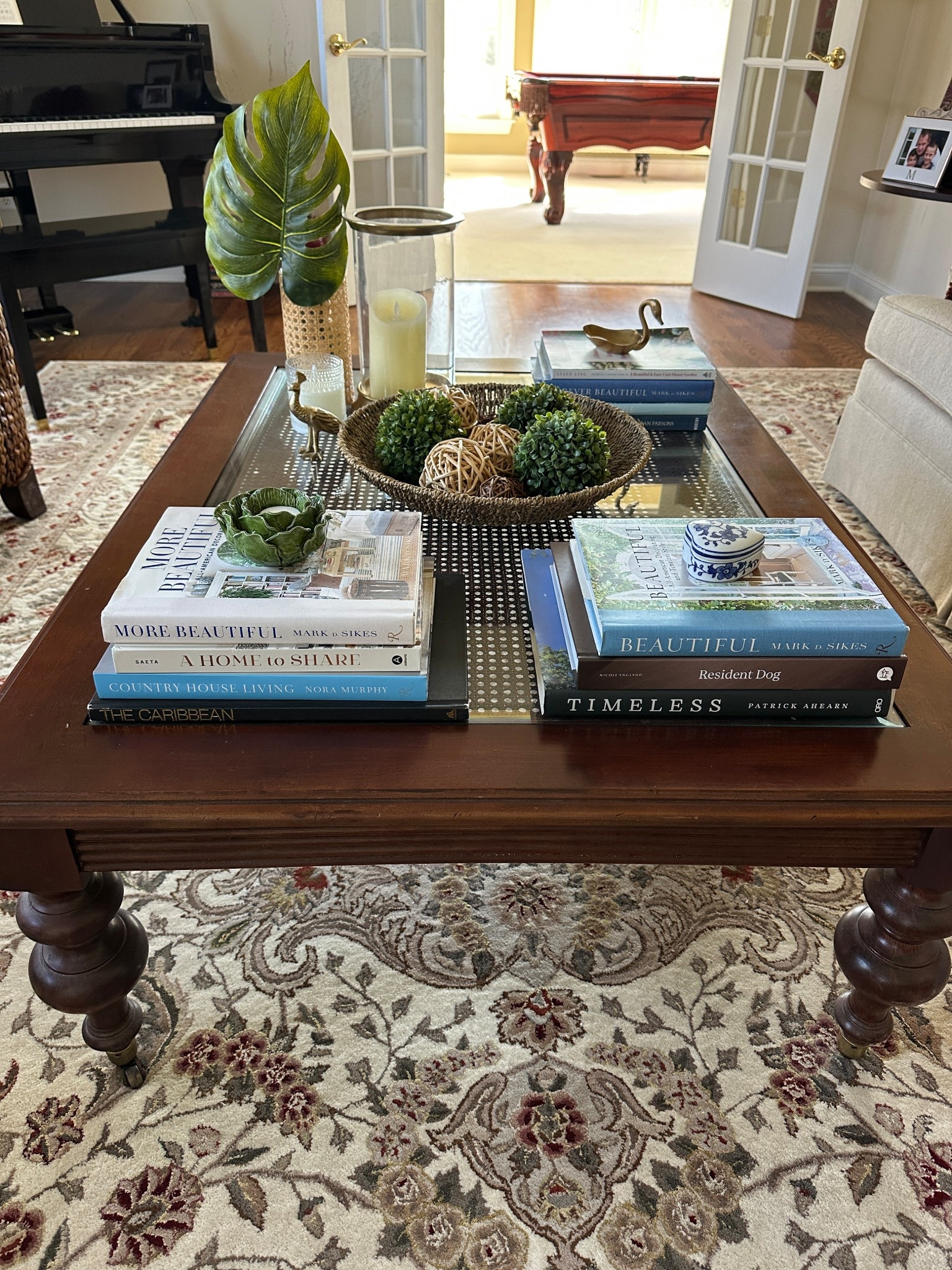 Spring coffee table decorating…simple items to freshen up your coffee table this season!  Stacks of decorating books, greenery and an adorable cabbage ware candle.

#ltkspring #ltkcoffeetable

#LTKSeasonal #LTKSaleAlert #LTKHome