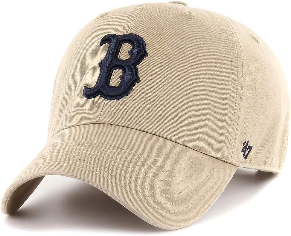 '47 Boston Red Sox Khaki MLB Clean Up Cap | Amazon (US)