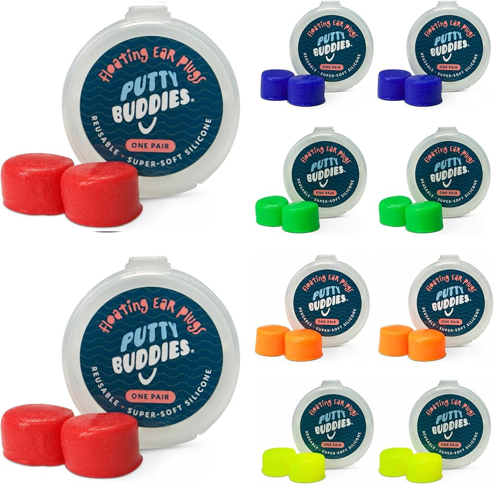 Earvolution Floating Putty Buddies Ear Plugs for Swimming - Invented by an Ear Physician - Moldab... | Amazon (US)
