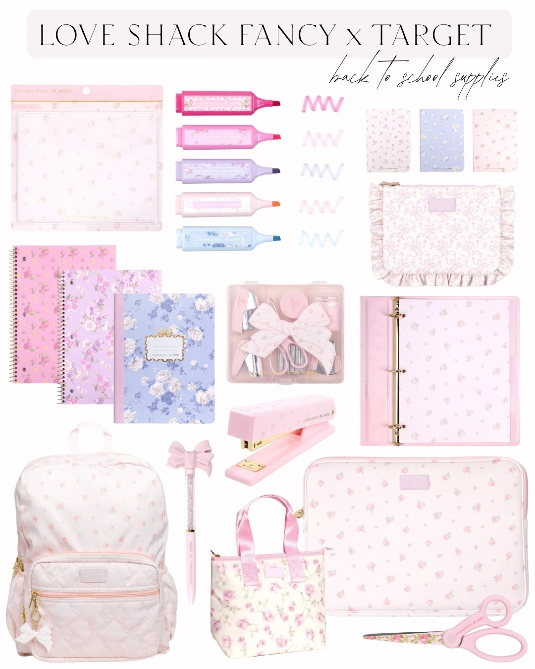 Love Shack Fancy Target collaboration!! I’m loving all these gorgeous school supplies and some are STILL in stock OR just barely RESTOCKED!! ✏️✨🩷

#LTKWorkwear #LTKdayinmylife #LTKselfcare