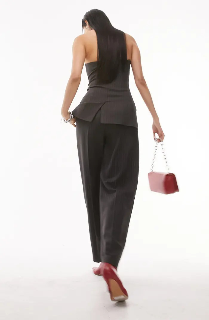 Strapless Pinstripe Corset | Nordstrom