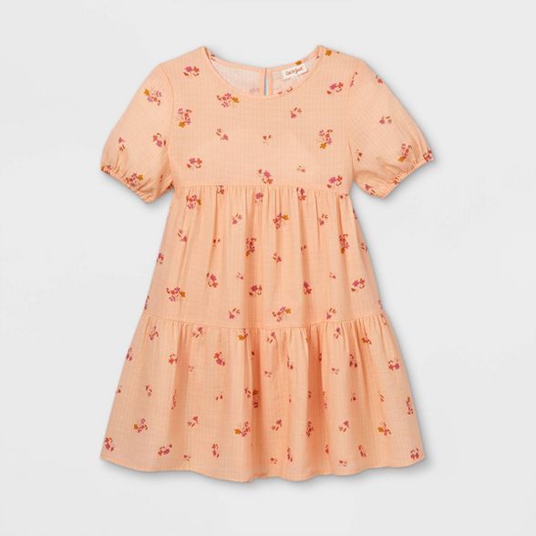 Girls' Tiered Floral Dress - Cat & Jack™ | Target