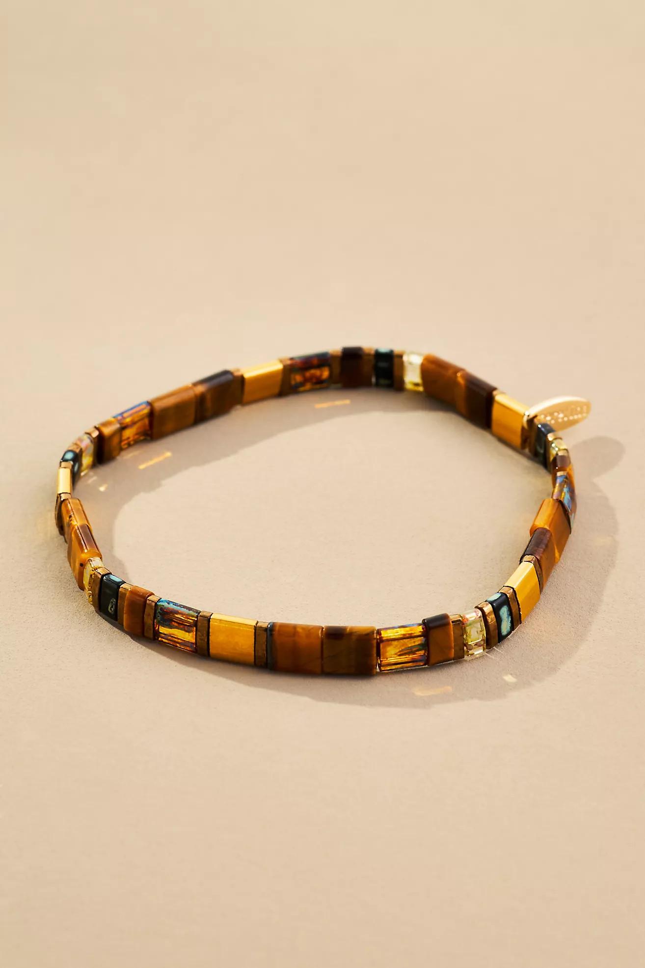 Colorful Beaded Chicklet Bracelet | Anthropologie (US)