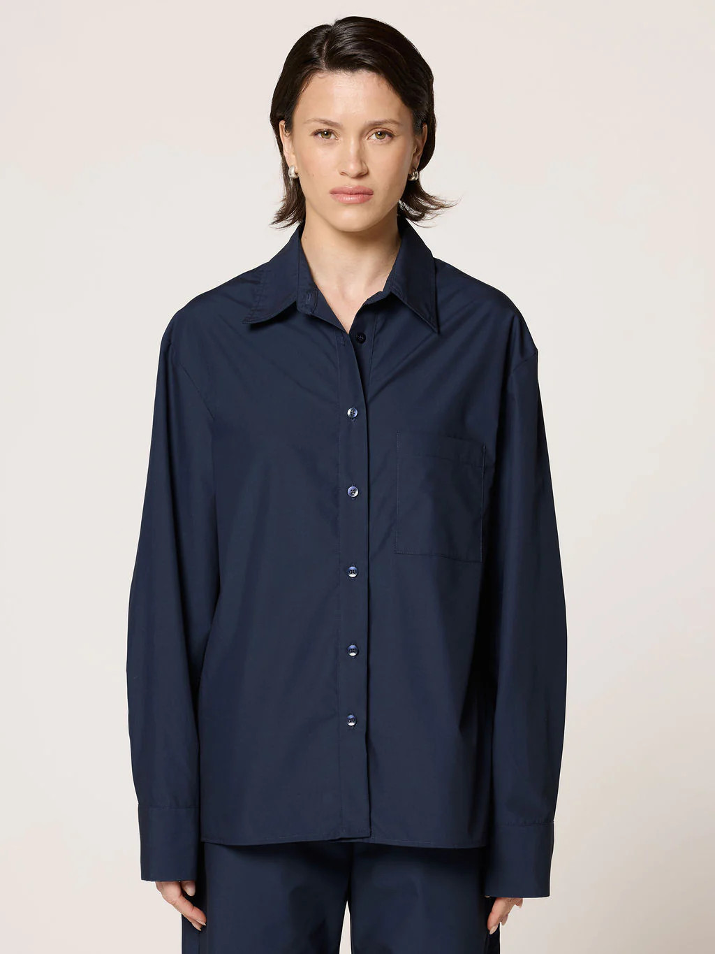 MANANA SHIRT / NAVY / CLYQUE | CLYQUE