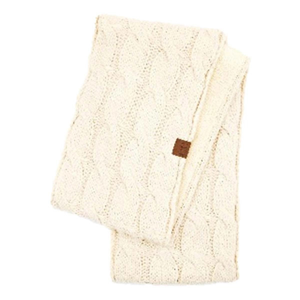 Women's C.C Classic Sherpa Infinity Scarf Ivory | Scheels