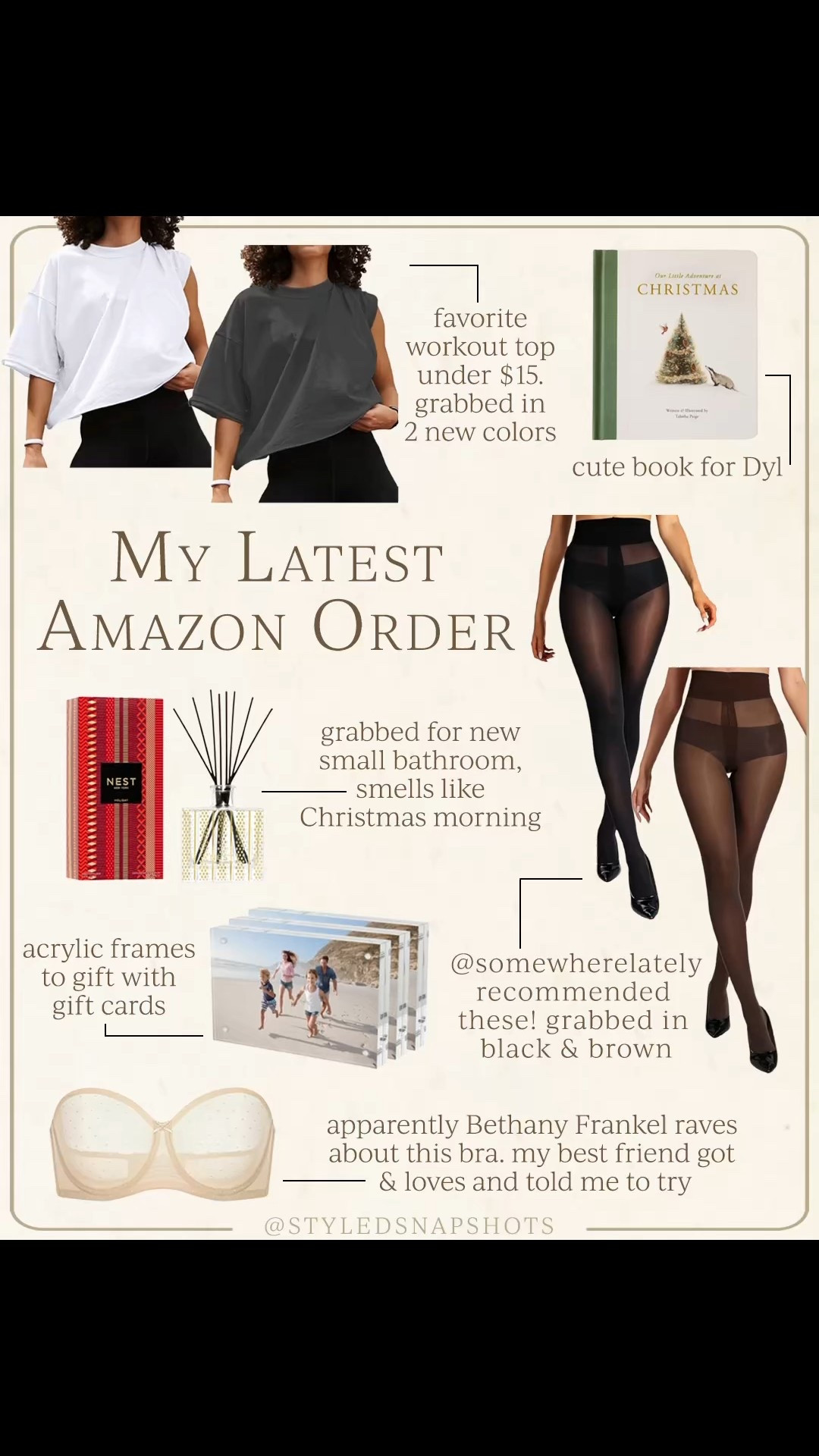 My latest Amazon order 


#LTKFindsUnder50 #LTKGiftGuide