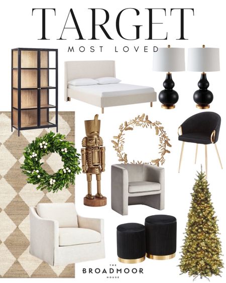 Target finds, target Christmas, target home, living room furniture, bedroom furniture, Christmas decorations, nutcracker, velvet chair, accent chair, dining chair, ottoman, arm chair, Christmas wreath, Christmas tree, bed, primary bedroom, rug, area rug, bedroom rug #LTKCyberweek

#LTKstyletip #LTKhome #LTKHoliday