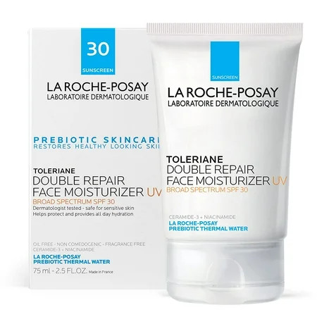 La Roche-Posay Toleriane Double Repair UV SPF Moisturizer for Face Daily Facial Moisturizer with Sunscreen SPF 30 | Walmart (US)