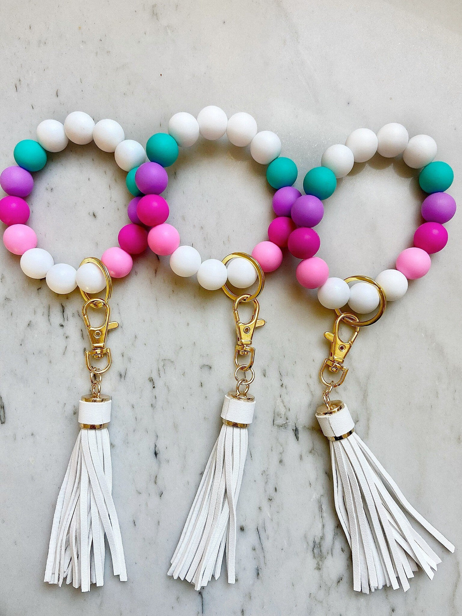 Gumdrop Wristband Keychain | Lanyard Lovebirds