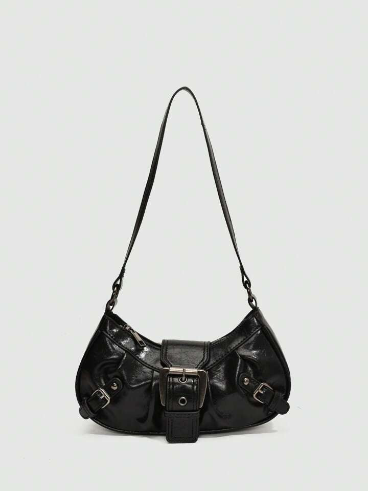 TrendsDedoo 1PC Y2K Gothic Fashionable Type Rivet Decoration Vintage Block Decoration Women's Sho... | SHEIN