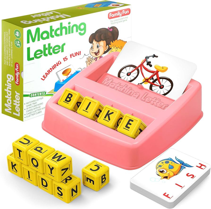 HahaGift Educational Toys for 2-5 Year Old Girl Gifts, Matching Letter Learning Games Activities,... | Amazon (CA)