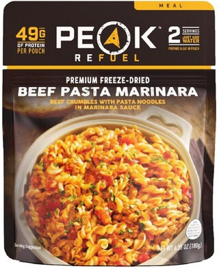PEAK REFUEL   Beef Pasta Marinara - 2 Servings | REI