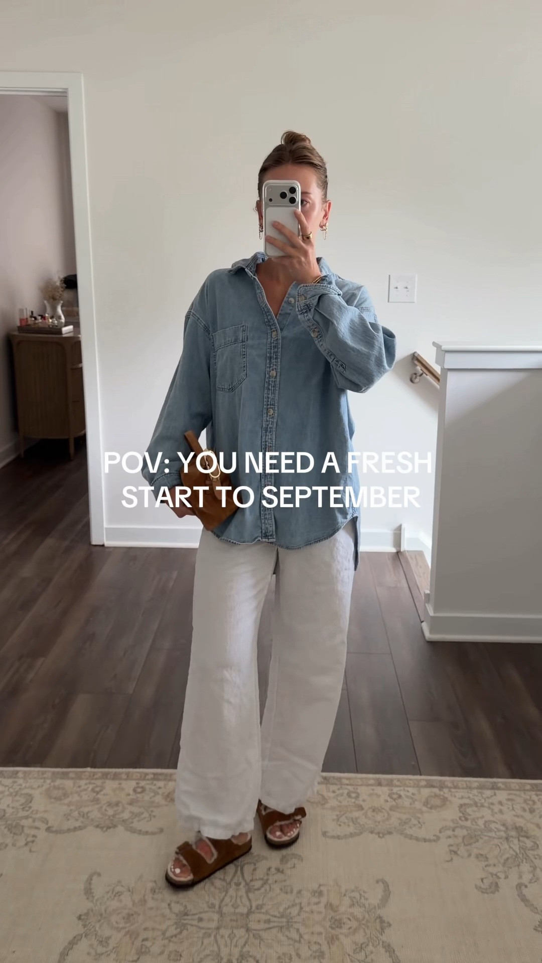9/1/26 September Morning Routine + OOTD 🤍

Everything from today’s very realistic start to September 🤍 Linking my Cozy Earth bamboo PJs, Barefoot Dreams robe, pour-over coffee setup, Amazon curtains + Roman shades, and our Lola Blankets.

Also linked my comfy outfit of the day — Aritzia linen pants + oversized denim shirt with my shearling-lined Birkenstocks that I’ve basically been living in lately.

All of the cozy everyday details are linked here ✨

#LTKootd #LTKdayinmylife #LTKmorningroutine