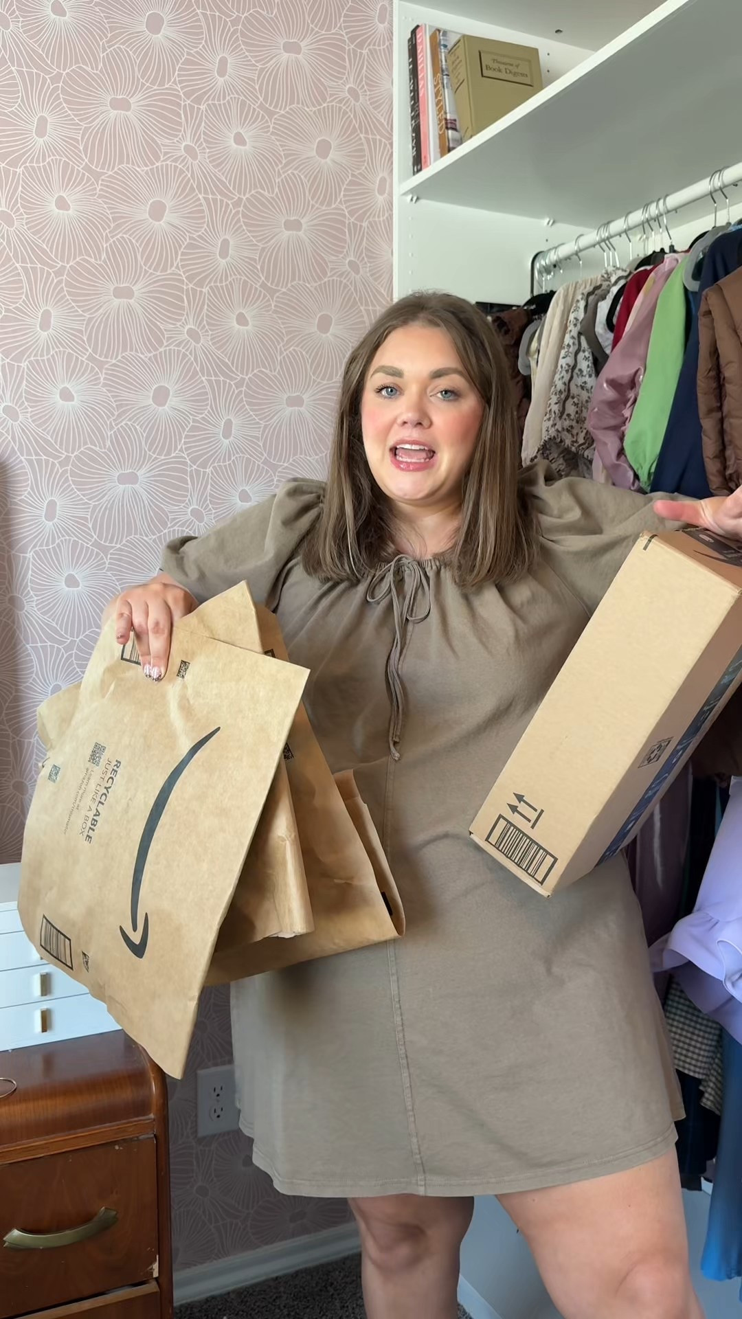 Fall Amazon haul! Zara jacket lookalike, jelly mules, barn jacket, and cardigan dress 

#LTKPlusSize #LTKFindsUnder50