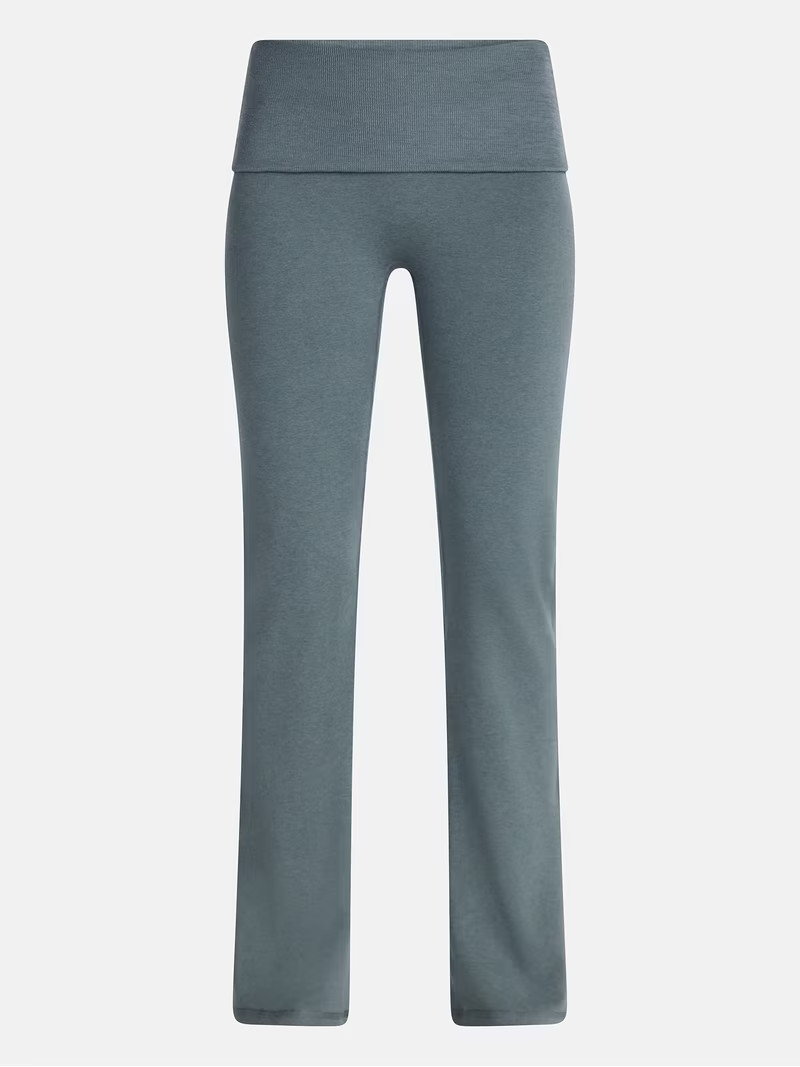 Athletic Works Women's ButterCore Flare Leggings with Fold Over Waist, 31" Inseam, Sizes XS-XXL | Walmart (US)