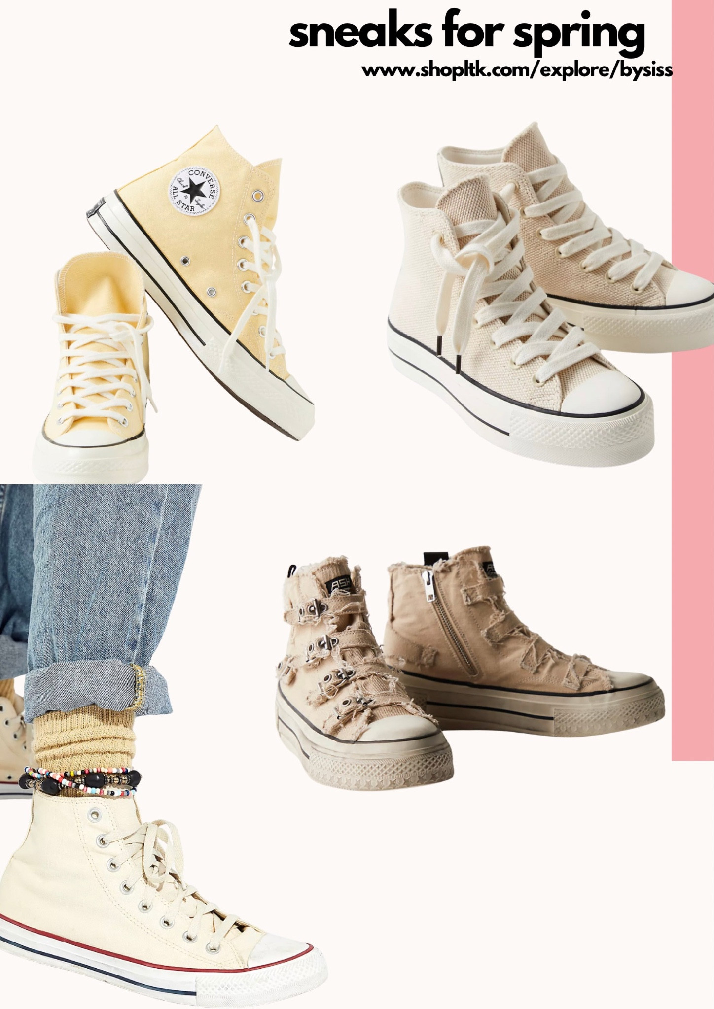 All stars converse sneaks fave always available at free people linked these ones below. 

#LTKFestival #LTKshoecrush #LTKstyletip
