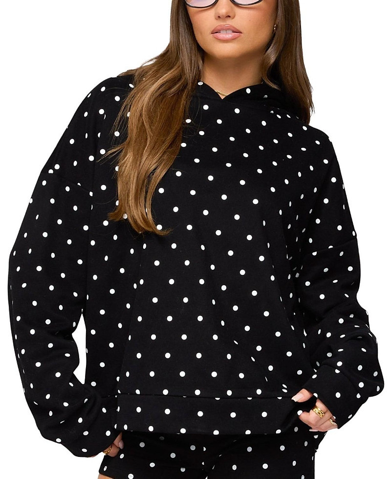 Edikted Chelsie Polka Dot Hoodie | Bloomingdale's (US)