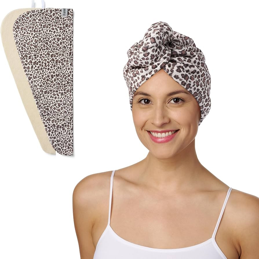 Turbie Twist 2-Pack Microfiber Hair Towel for Beauty, Travel, Gifting - Hair Wrap Turban for Stra... | Amazon (US)