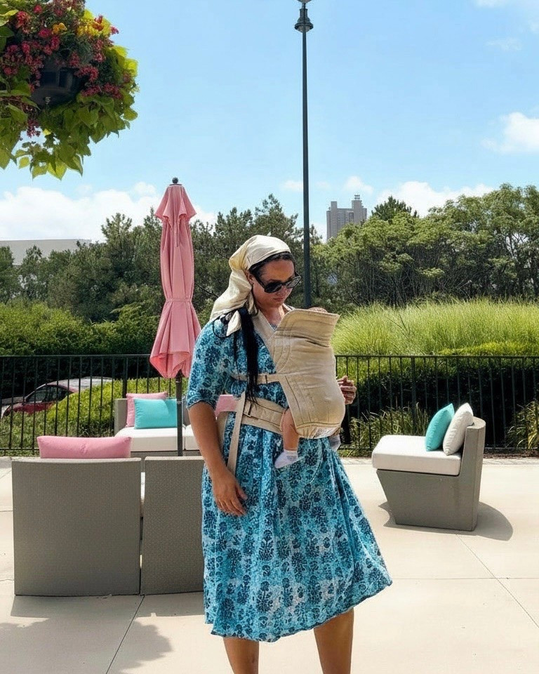 Nursing dress, modest summer dress, maternity dress, baby carrier

#LTKmomlife #LTKBaby #LTKBump