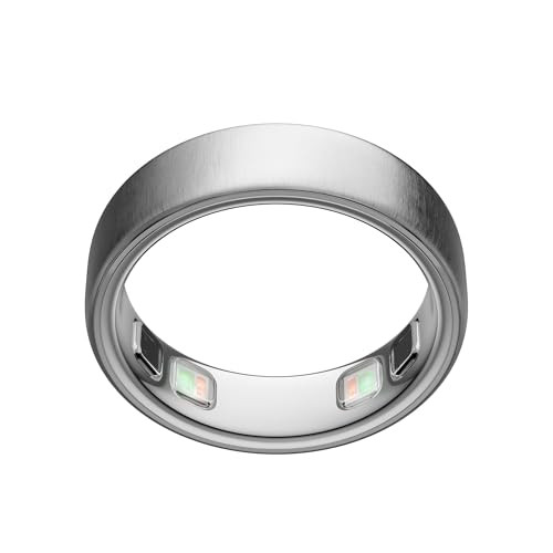 Oura Ring 5 - Brushed Silver - Size 6 - World’s Smallest Smart Ring - Sleep, Activity, Women’s Health, AI Advisor, 1 Week of Battery Life, Size Before You Buy, Android & iOS Compatible | Amazon (US)