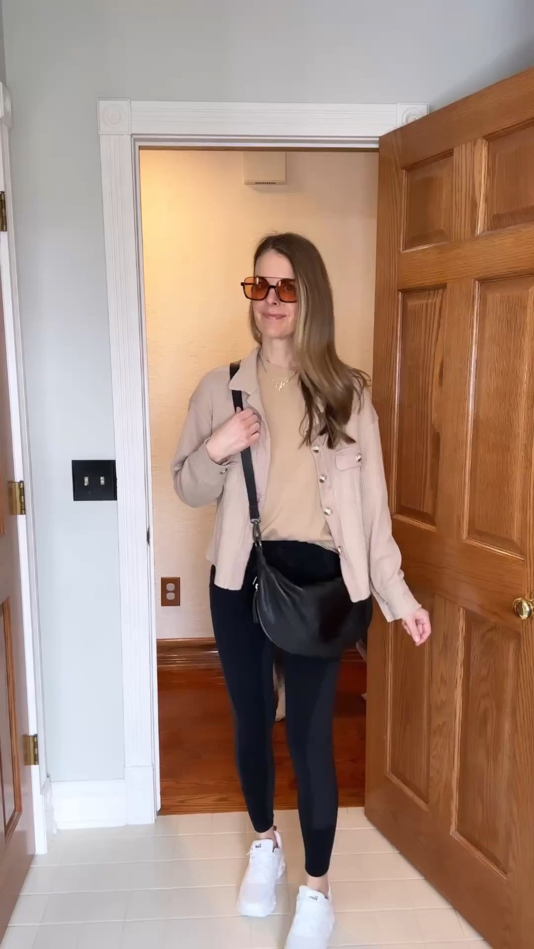 Millennial moms who love their leggings… this one’s for you. 😎

Leggings + a tee + sneakers + this cozy waffle-knit jacket = comfy, cute, and zero overthinking.

This is my go-to for school drop-off, errands, and everyday mom life when I still want to feel put together.

Everything is linked for you 🤍
Save this for your next legging day.