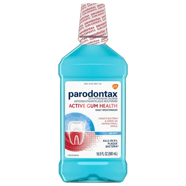 Parodontax Active Gum Health Mouthwash, Mint, 16.9 fl oz, for Adults - Walmart.com | Walmart (US)