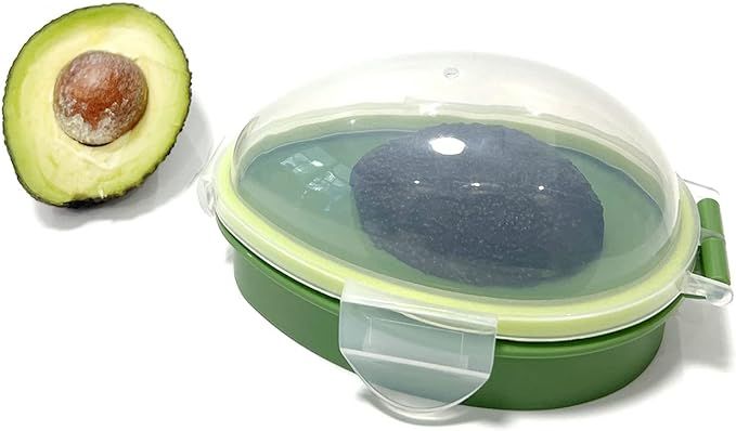 halteoly Avocado Saver Holder Food Crisper Storage Box Fruit Keeper Avocado Keeper Storage contai... | Amazon (US)