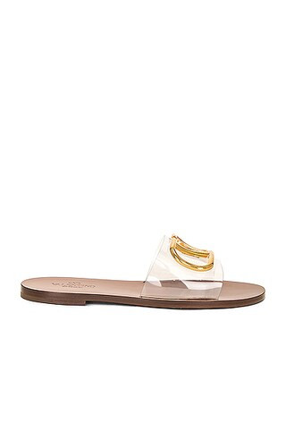 V Logo Slide Sandal | FWRD 