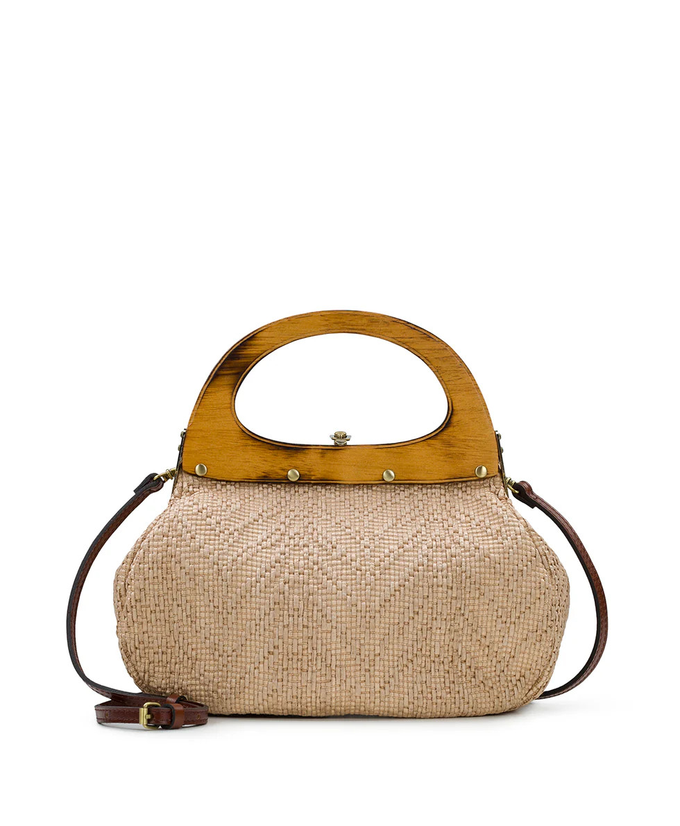 Mirabella Frame Satchel 
         Italian Woven | Patricia Nash Designs