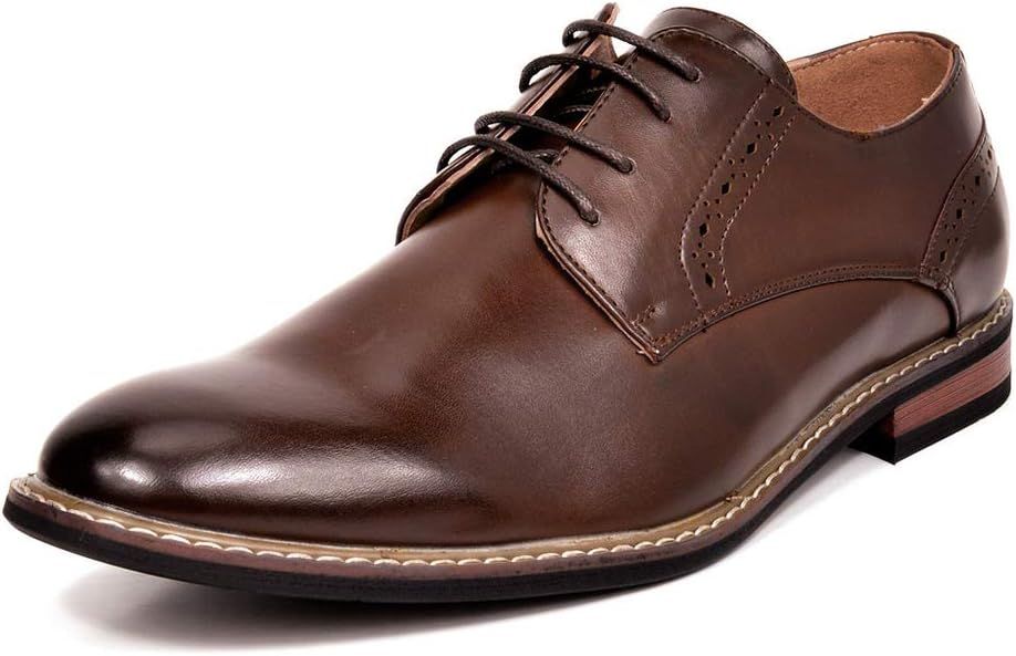Bruno Marc Men's Leather Lined Dress Oxfords Shoes | Amazon (US)