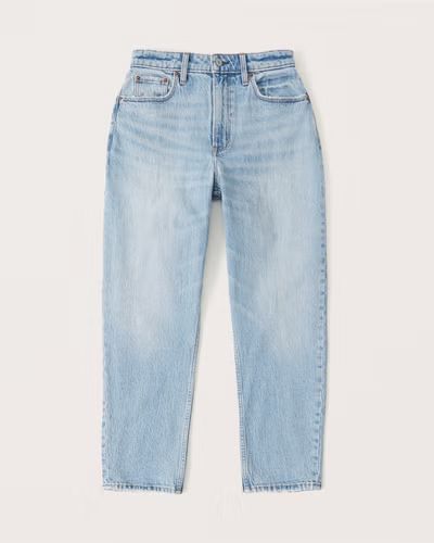 Curve Love High Rise 80s Mom Jeans | Abercrombie & Fitch (US)