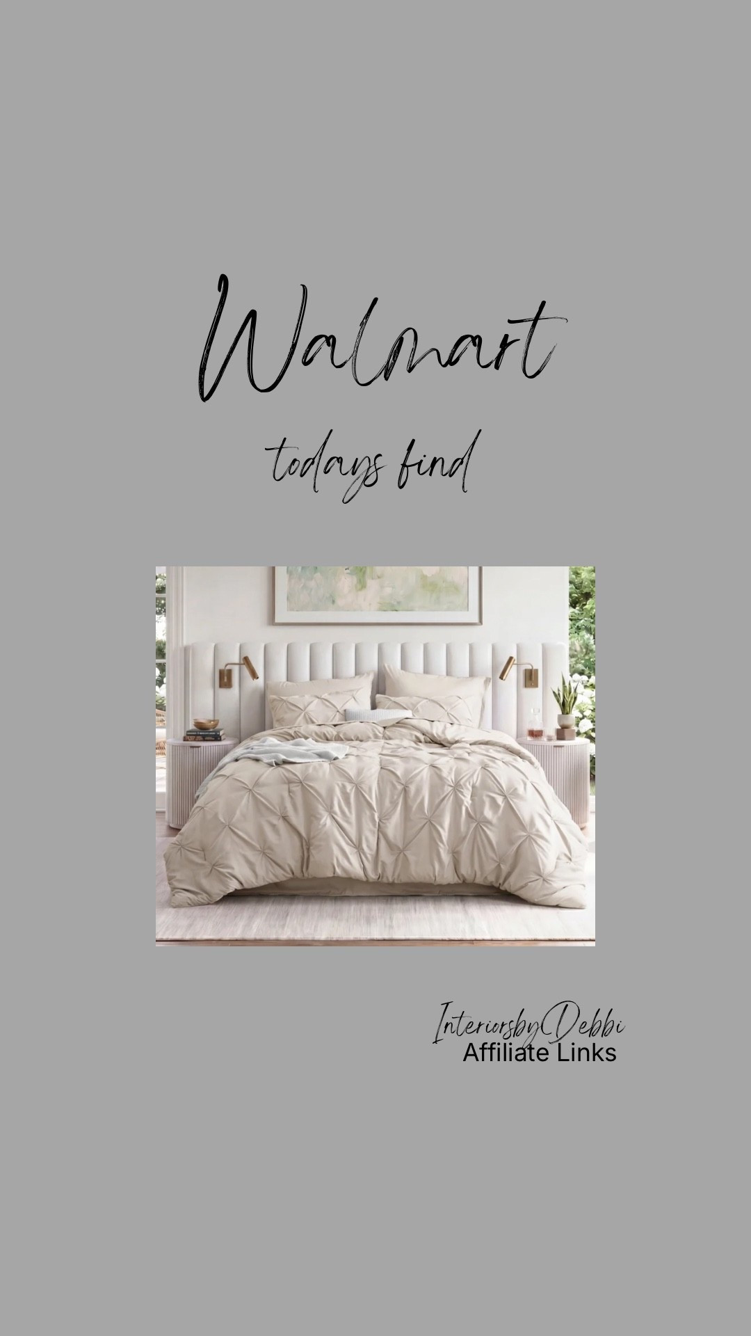Walmart Find
Bedding set, transitional home, modern decor, amazon find, amazon home, target home decor, mcgee and co, studio mcgee, amazon must have, pottery. barn, Walmart finds, affordable decor, home styling, budget friendly, accessories, neutral decor, home finds, buy new arrival, coming soon, sale alert, high end look for less, Amazon favorites, Target finds, cozy, modern, earthy, transitional, luxe, romantic, home decor, budget friendly decor #walmart

#LTKSeasonal #LTKHome
