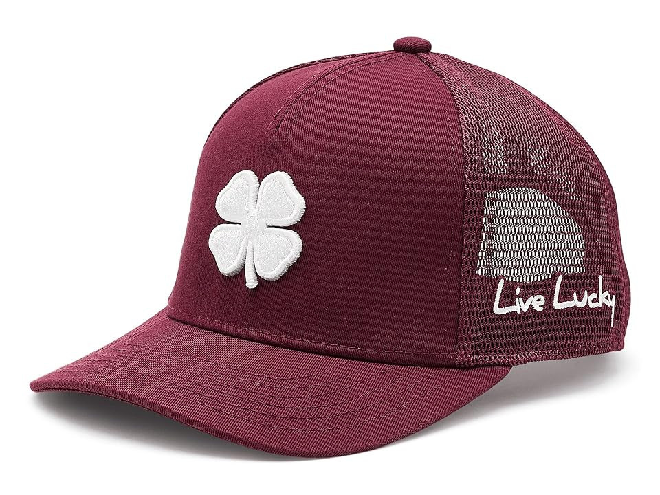 Black Clover Hardy 5 Adjustable Hat Baseball Caps Burgandy Hat/Burgandy Mesh, Cotton | Zappos