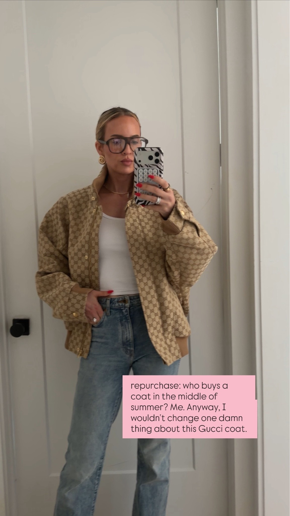 I’m over here buying coats in the middle of summer🤦🏼‍♀️ anyway I don’t regret it because it’s practically sold out. This jacket is insane! I’m wearing a 42 but I love my outerwear oversized. It’s already oversized. But remember I’m tall so I can get away with a more oversized look. ￼

#LTKootd #LTKTall #LTKOver40