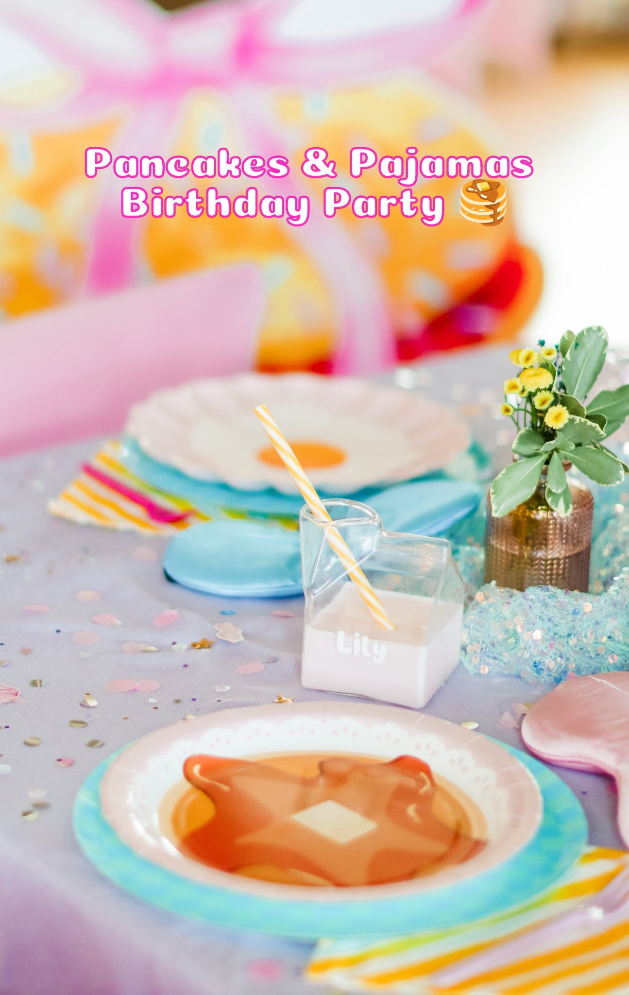 Pancakes & Pajamas Birthday Party decor 🥞

#LTKParties #LTKKids #LTKFamily
