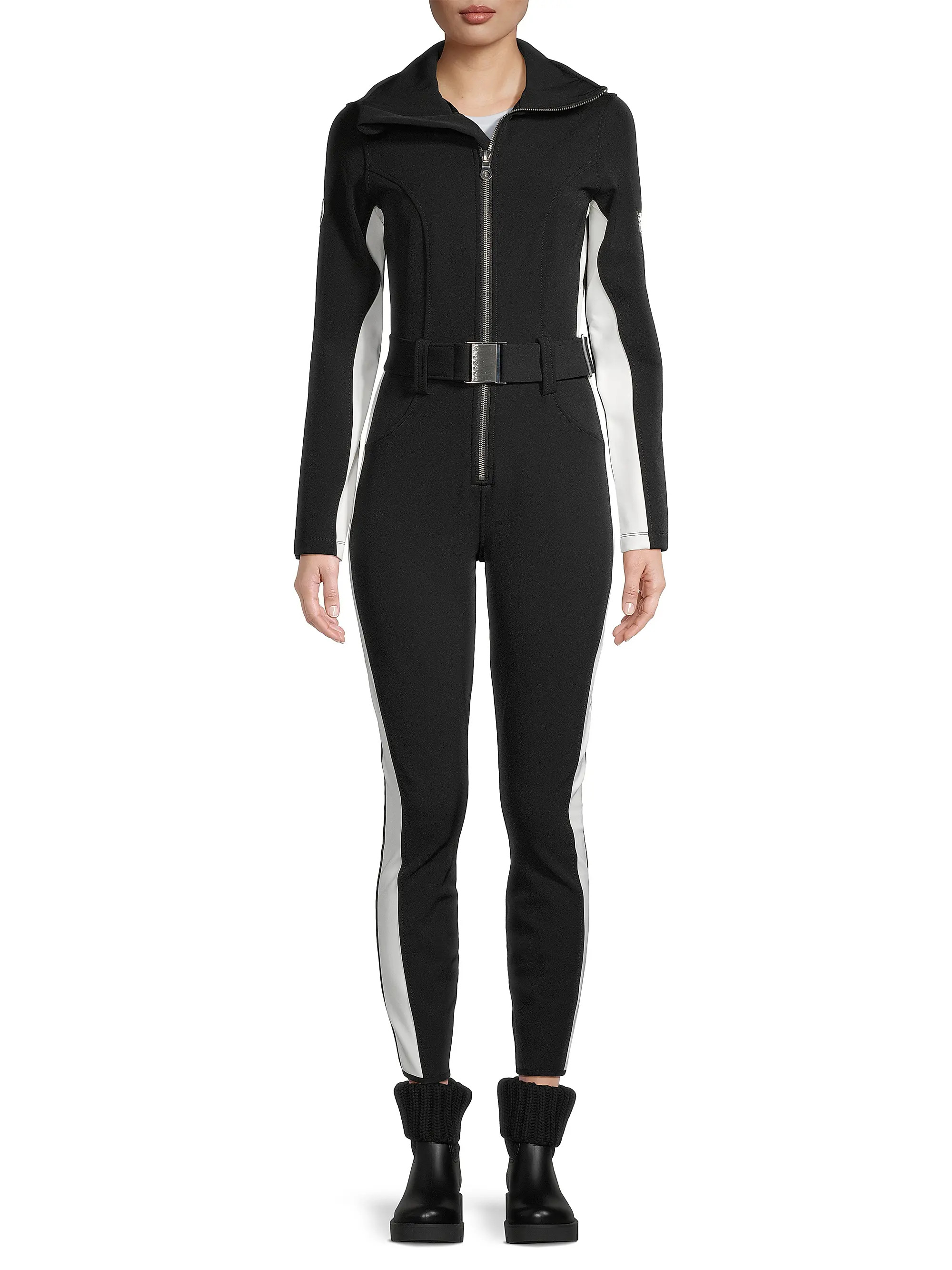 Cordova Belted Stripe Stretch Ski Suit | Saks Fifth Avenue