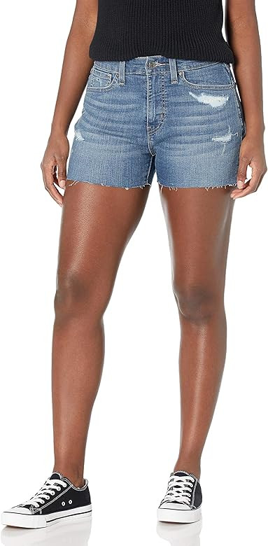 Signature by Levi Strauss & Co. Gold Label Women's High Rise Cut Off Shorts | Amazon (US)