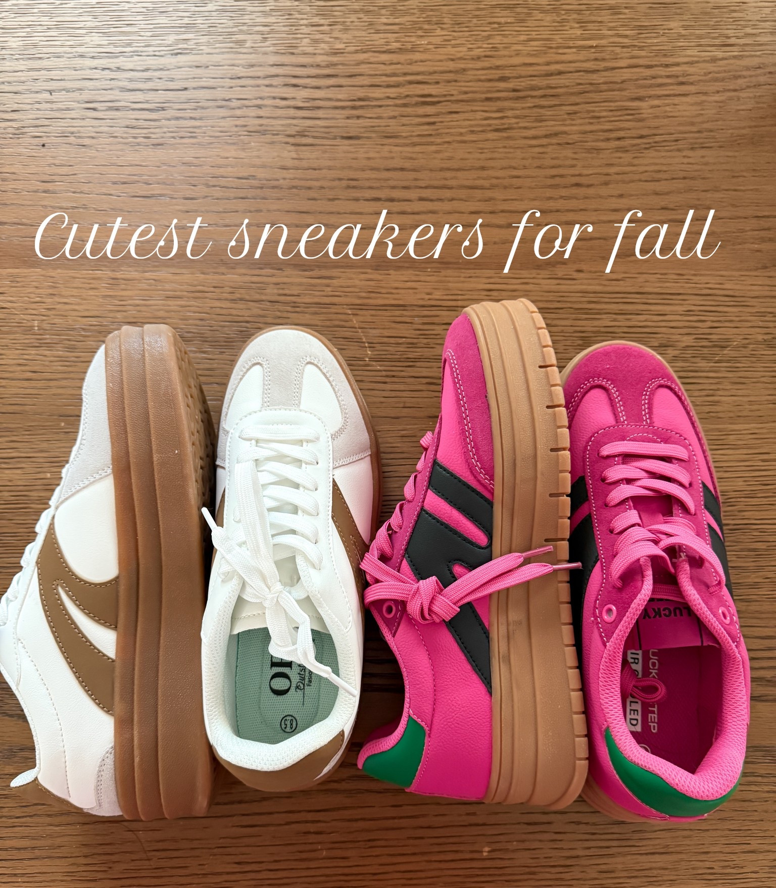 UNDER $40 🤯 I love these platform style sneakers with the gummy bottom for better grip. Very comfortable too!

#LTKShoeCrush #LTKStyleTip #LTKFindsUnder100