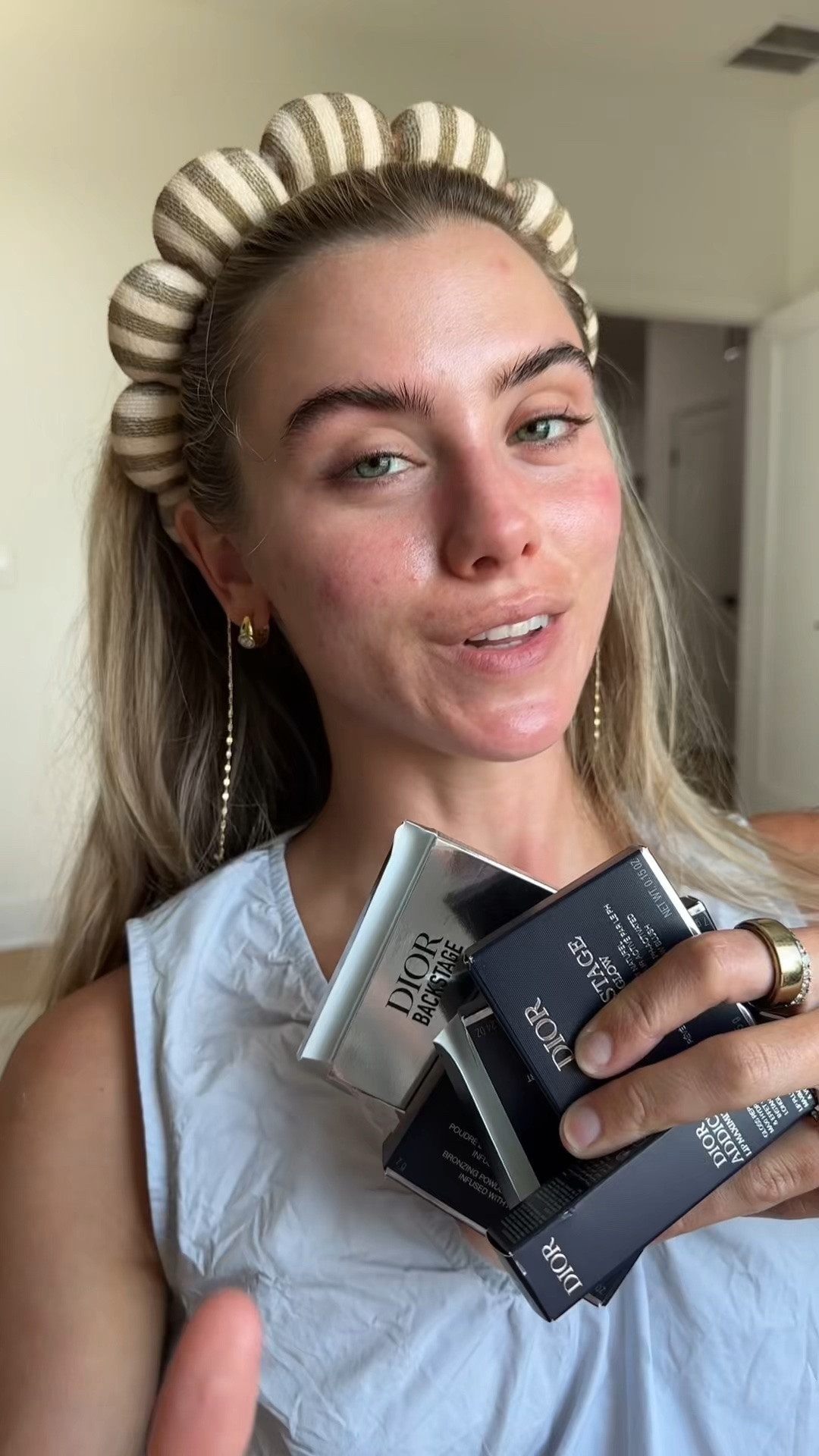 bridal inspired makeup @diorbeauty luxe beauty products that make you feel beautiful meets sun-kissed, glowy, natural makeup. 😚 PS if you're at a loss for bridesmaid gifting a luxe makeup product is always an amazing option highly recommend the eyeshadow palette. 💍

Blush: 103 toffee 
Eye Palette: 001 warm neutrals 
Lip Maximizer: 067 shimmer rose gold
Contour Lip LinerL 259 nude ribbon

#diorbeauty #bridalmakeup #bridalmakeupinspo #bridalmakeuplook #bridalera

#LTKgrwm #LTKBeauty #LTKWedding