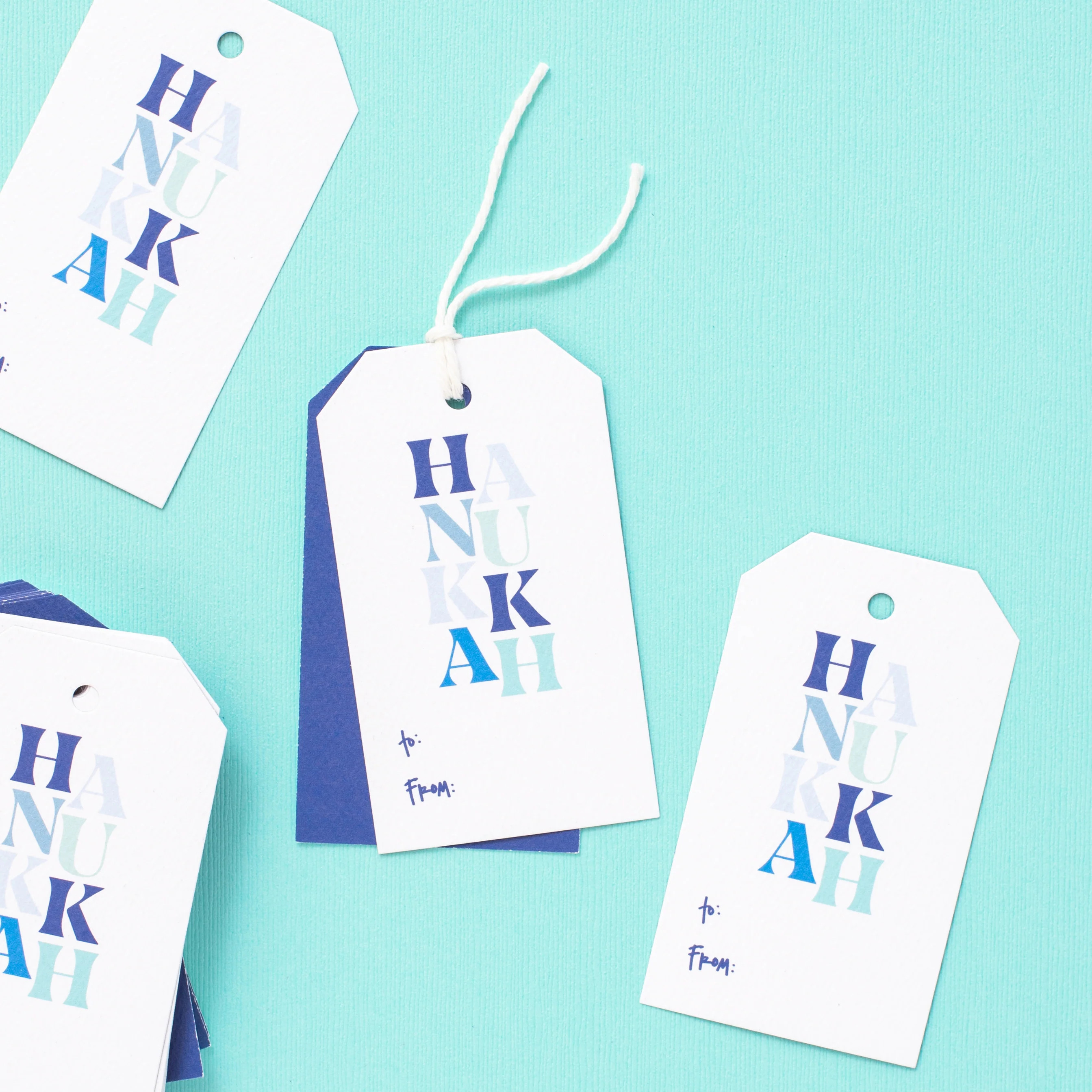 Beth Chappo x JCS Hanukkah Gift Tags | Joy Creative Shop