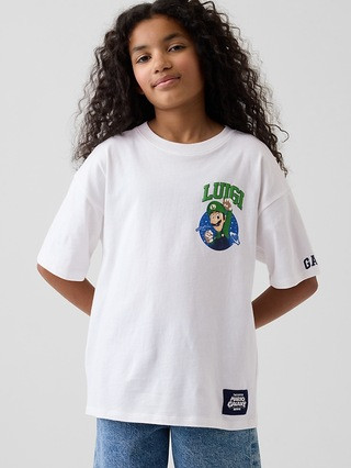 Kids Super Mario Relaxed Graphic T-Shirt | Gap (US)