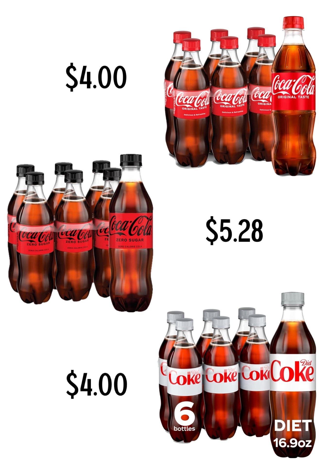 Amazon is running a flash sale on 6 pack bottles of Coke products today! Coke and Diet Coke are only $4, and Coke Zero is $5.28! Excellent deal if you’re a fan of these sodas. 🥤 

#LTKHome #LTKSaleAlert