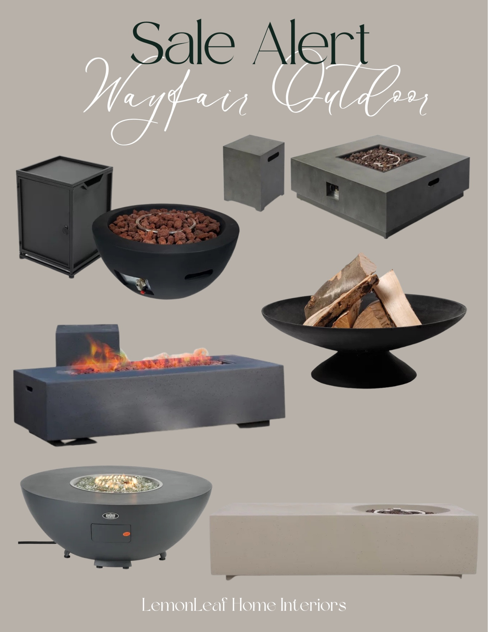 Memorial Day sale at wayfair. Outdoor fire pit, propane fire pit 



#LTKhome #LTKSeasonal #LTKsalealert