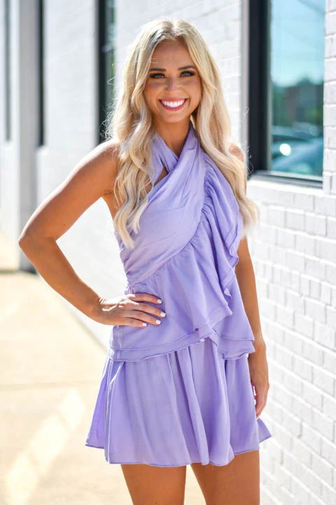 Wow Factor Romper - Lavender | The Impeccable Pig
