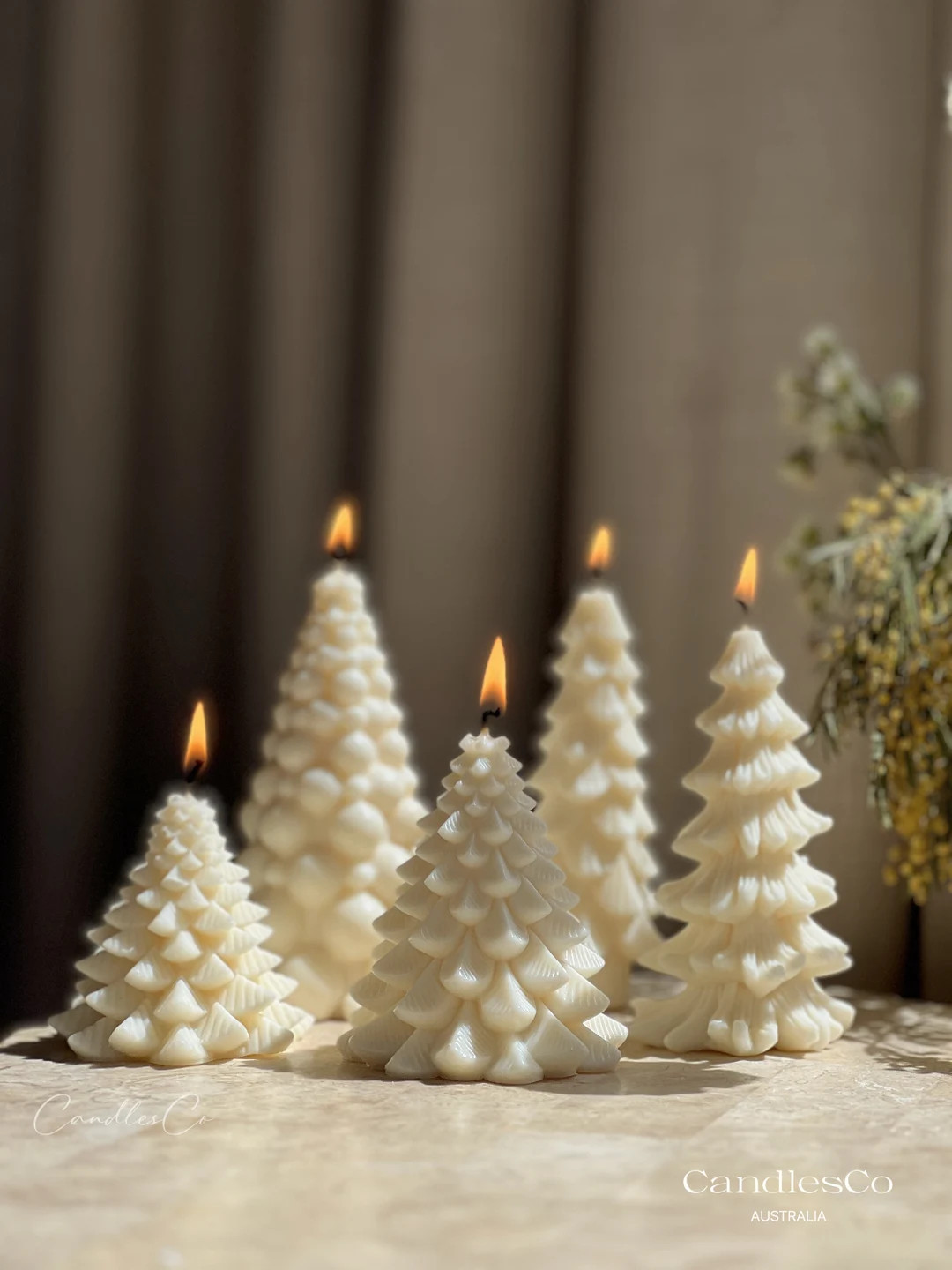 Christmas Tree Candles | Handmade Candles | Decor Trees | Ornaments | Soy Wax Candles | Gift Idea... | Etsy (US)